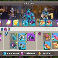 اکانت کلش تزیینات زیاد تقریباً فول مکس|کنسول، بازی ویدئویی و آنلاین|جهرم, |دیوار