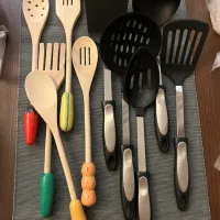 سرویس کفگیر و ملاقه چوبی