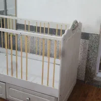 تخت کودک محرک لای لای کشودار|تخت و سرویس خواب|سردشت, |دیوار