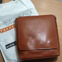 کیف دوشی تک بند چرم