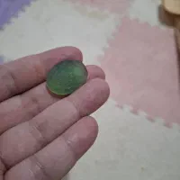 فروش عقیق سبز کاهویی ذکر ان معی ربی تراش الماس