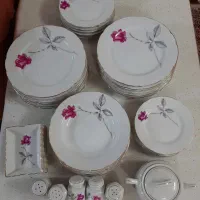 چینی قدیمی گل رز ژاپن|ظروف سرو و پذیرایی|یزد, |دیوار