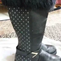 چکمه زنانه چرم شیک نو