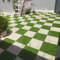 چمن تایل چوبی گرین وال|گل مصنوعی|کرمان, |دیوار