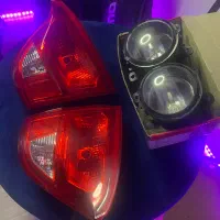 پروژکتور و چراغ خطر رو صندوق کوییک(جفت آک صفری)