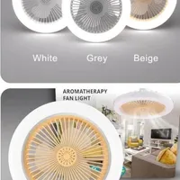 پنکه چراغ دار سقفی LED 3 سه‌حالته ریموت و تایمردار|پنکه و تصفیه‌کنندهٔ هوا|تهران, شیخ هادی|دیوار