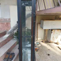 کمد دکوری ۴ طبقه پشت آینه تاج دار|بوفه، ویترین، کنسول|ماکلوان, |دیوار