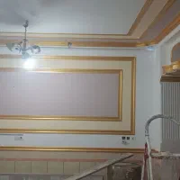 انواع رنگ امیزی و گچ کاری|خدمات پیشه و مهارت|آق قلا, |دیوار