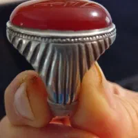 یک جفت انگشترنقره عقیق یمنی سرخ قدمت دار وعقیق آبی|جواهرات|تهران, زعفرانیه|دیوار