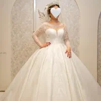 اجاره و یا فروش لباس عروس عربی دنباله دار