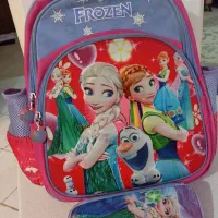 فروش کیف کوله پشتی مدرسه با جا مدادی طرح فیروزن