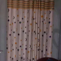 پرده پارچه ای طرح دار
