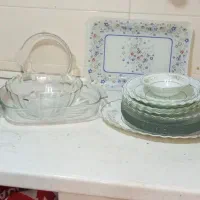 ظرف پیرکس و لیوان و دیس و قاب|ظروف سرو و پذیرایی|کرمان, |دیوار