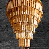 لوستر کریستالی مدل آرنیکا کد ۱۴۵|لوستر و چراغ آویز|قم, نیروگاه|دیوار