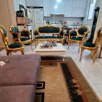 مبل فرحی ۶نفره اصل قدیمی چوب گردو آنتیک  بدون میز|مبلمان خانگی و میز عسلی|تهران, شادمان|دیوار