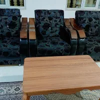مبل اصل ترکیه ۵ نفره تخت شو به همراه میز عسلی|مبلمان خانگی و میز عسلی|اردبیل, |دیوار