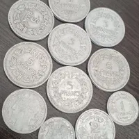 سکه های 1/2/5 فرانکی کلکسیونی کمیاب