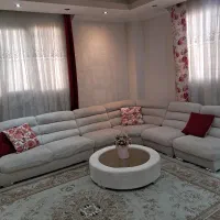 مبلمان راحتی طرح ال ۷ نفره با کوسن و میز جلو مبلی|مبلمان خانگی و میز عسلی|رامسر, |دیوار