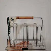 جا لیوان رومیزی چوبین|آب‌چکان و نظم‌دهنده ظروف|قم, باجک یک|دیوار