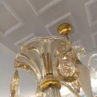 لوستر کریستال ۸ شاخه|لوستر و چراغ آویز|سمنان, |دیوار