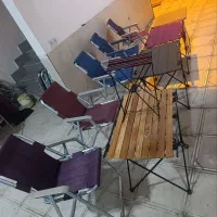 میز المینیوم تاشو صندلی سوئدی همنورد طبی فیکس|کوهنوردی و کمپینگ|مشهد, فارغ التحصیلان|دیوار
