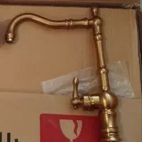 شیر ظرفشویی طلایی مات