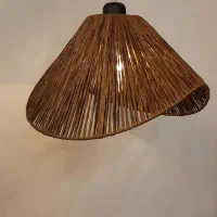 چراغ آویز/لوستر/مدرن/رافیا/مینیمال|لوستر و چراغ آویز|تهران, فردوسی|دیوار