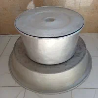 تشت وقابلمه روحی بزرگ