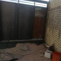 درب حیاطی سه لنگه