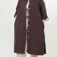 مانتو بلند لینن