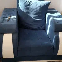 راحتی ۷ نفره با ۷ کوسن|مبلمان خانگی و میز عسلی|آستانه اشرفیه, |دیوار