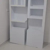دو عدد باکس کنار کابینت ودکور ام دی اف