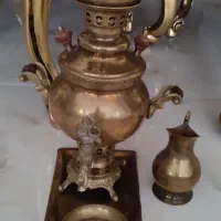 سماور یک لیتری برنز