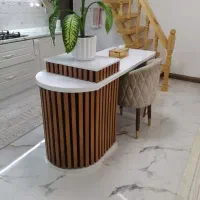 میز جزیره اپن متحرک ۴نفره مدرن و شیک|میز و صندلی غذاخوری|لاهیجان, فیاض|دیوار