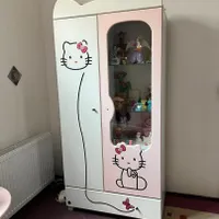 فروش سرویس خواب بچگانه hello kitty|تخت و سرویس خواب|مهاباد (آذربایجان غربی), |دیوار