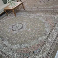 دو تخته فرش ۹ متری ۷۰۰ شانه(طرح باغ بهشت)