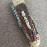 چاقو قدیمی ضامن دار