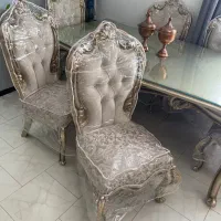 مبل ۹ نفره و ناهار خوری ۶ نفره مینی بوفه و کاور