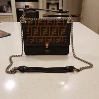 کیف زنانه خارجی وارداتی برند مارک فندی fendi سالم
