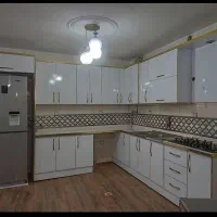 کابینت آشپزخانه MDF و هایگلاس پیش ساخته//ارینبG45|مصالح و تجهیزات ساختمان|الشتر, |دیوار