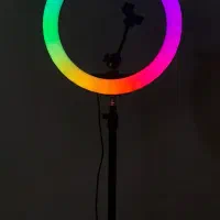 رینگ لایت 24 رنگ|دوربین عکاسی و فیلم‌برداری|رشت, جانبازان|دیوار