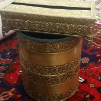سطل زباله و جا دستمالی