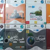 DVD اموزش مفهومی رهپویان ، تعدادی کتاب کنکور تجربی