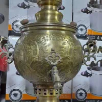 سماور ذغالی برنجی