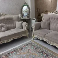 مبل ۷ نفره در حد همراه با میز تلویزیون