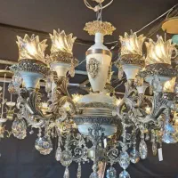 لوستر طاووس طلای