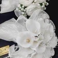 دستهگل دسته گل عروس شیپوری|گل مصنوعی|مشهد, شهید مطهری|دیوار