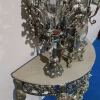 آینه و شمعدان|آینه|بستان آباد, |دیوار