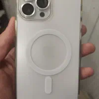 آیفون 13پرومکسzaa سفید سالم بدونه خطو خش