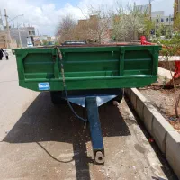 تریلی تراکتور و گاو آهن در حد نو